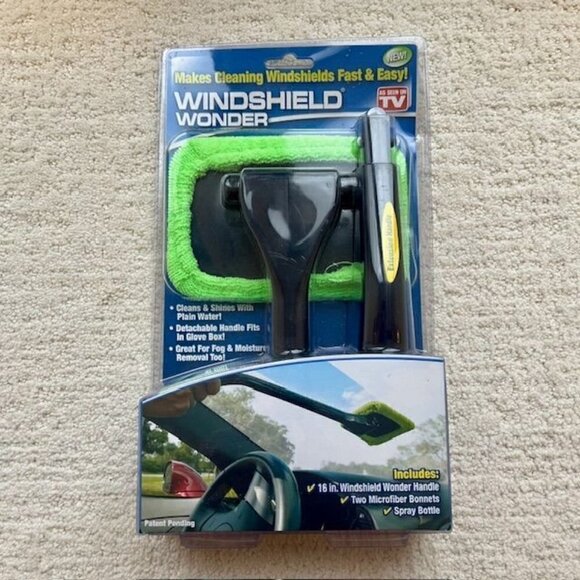 Telebrands Windshield Wonder As Seen On TV Microfiber Cleaning Tool NEW SEALED - Picture 1 of 2